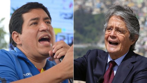 Andrés Arauz y Guillermo Lasso