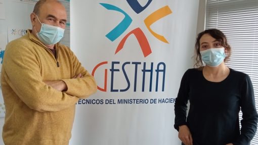 Sara Montero con Manuel Redal de GESTHA