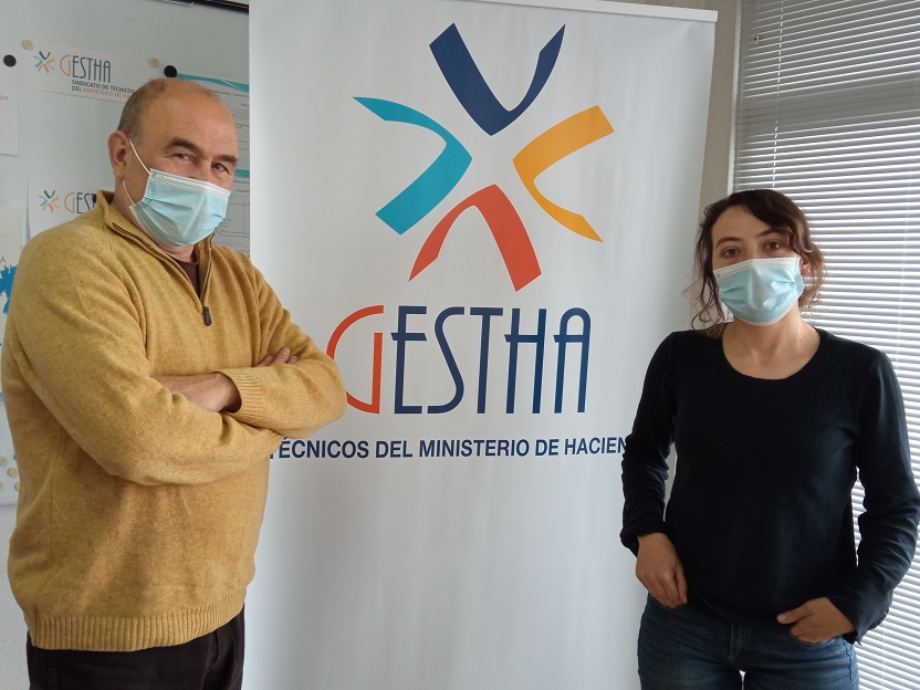 Sara Montero con Manuel Redal de GESTHA